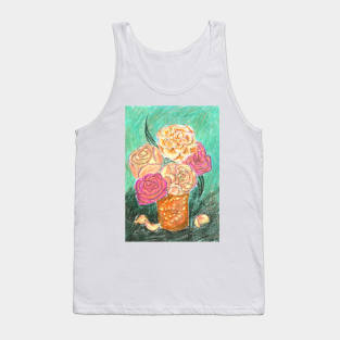 Roses in vase Tank Top